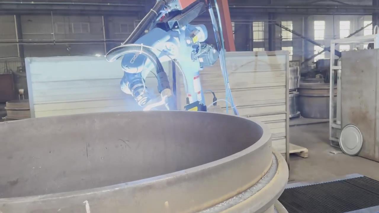 創(chuàng)想智控激光焊縫跟蹤傳感器在海底抽淤管道全自動焊接的應用